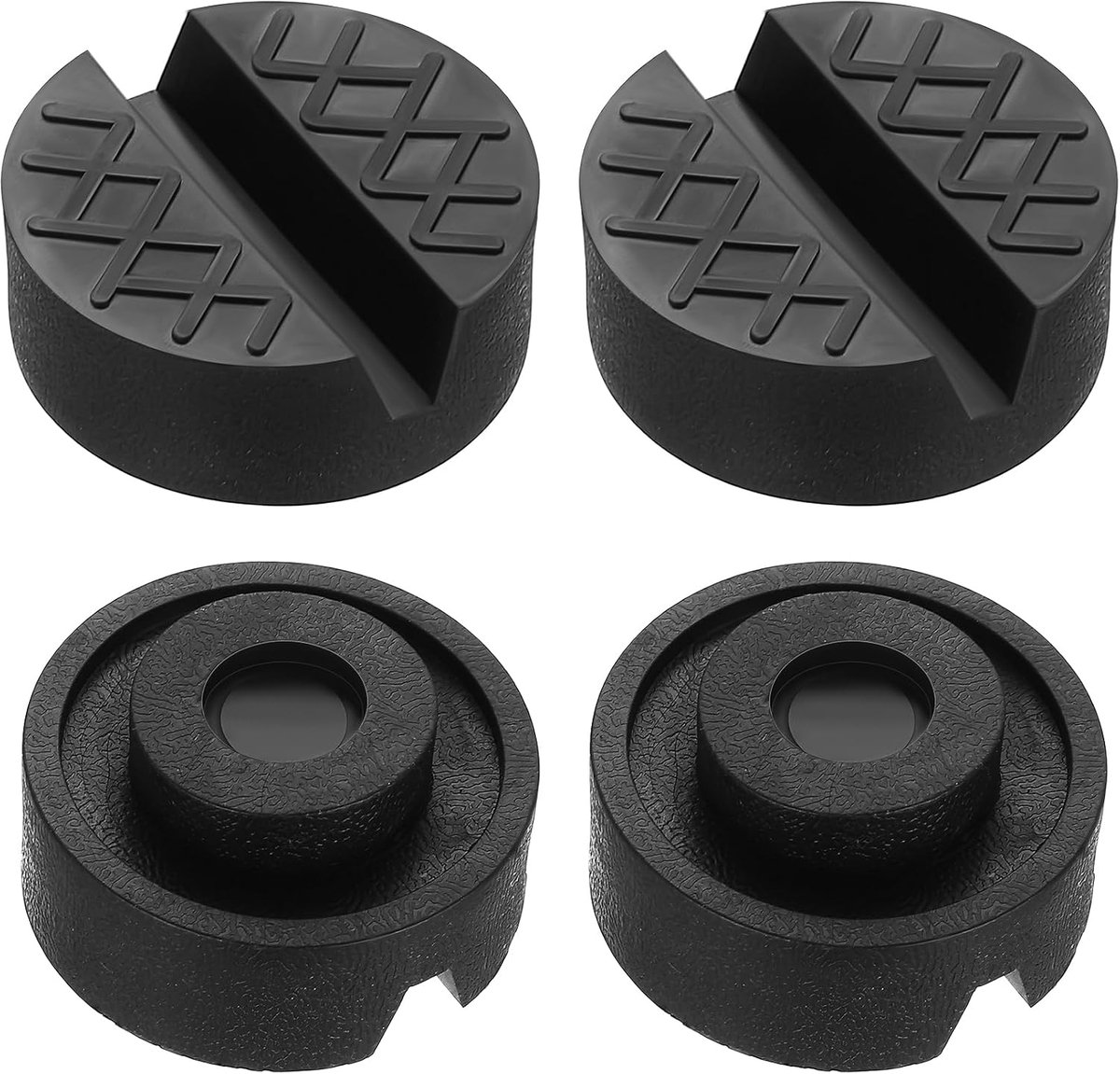 4 rubberen platen voor autokrik, rubberen pad voor autokrik, rubberen krik, flessenkrik, rubberen buffer, krikpads voor hefbrug, garagekrik