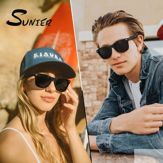 Zonnebril Heren - Polarized Bril - Outdoor Activiteiten - 100% UV Bescherming - 14.8 cm - Zwart — afbeelding 2