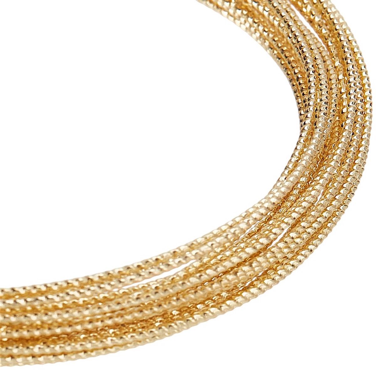 Draad, 1 mm goud fill twist voor sieraden maken, halfhard koperdraad voor kralen, bloemsieraden, kunsthandwerk