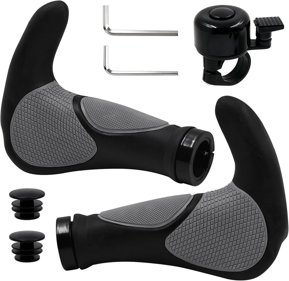 Handvatten Comfortabele MTB Handvatten Bar Eindigt Handvatten | Ergonomische Mountainbike Grips Fietsstuur Grip
