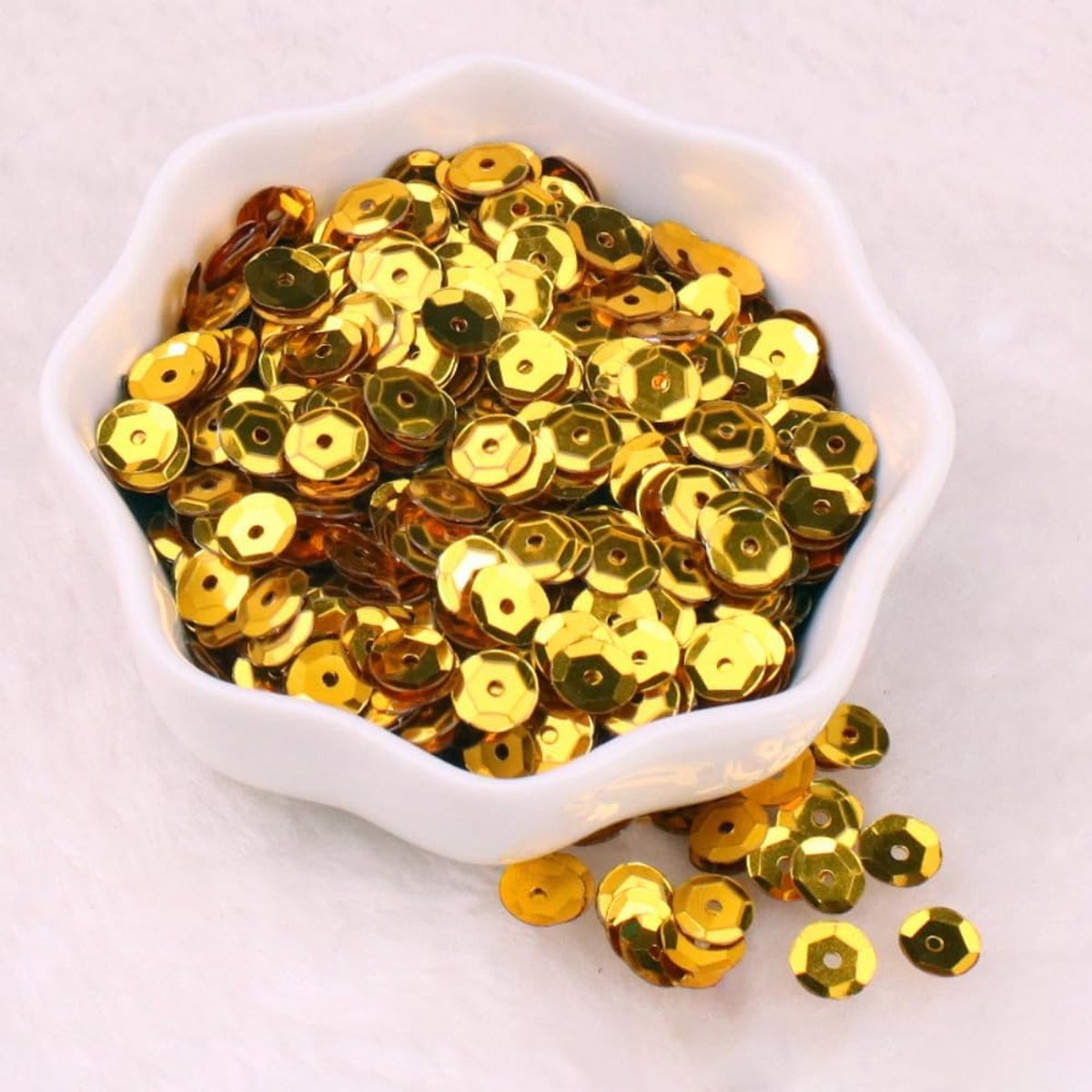 Pailletten, pailletten om te knutselen, losse pailletten, sequin met gaten, voor doe-het-zelf naaien, knutselen, kunsthandwerk, sieraden maken, kledingdecoratie, nagelkunst