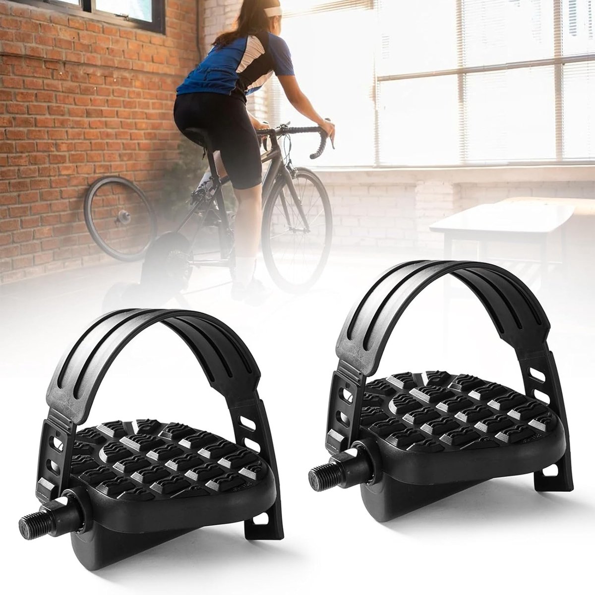 Pedalen met pedaal haak