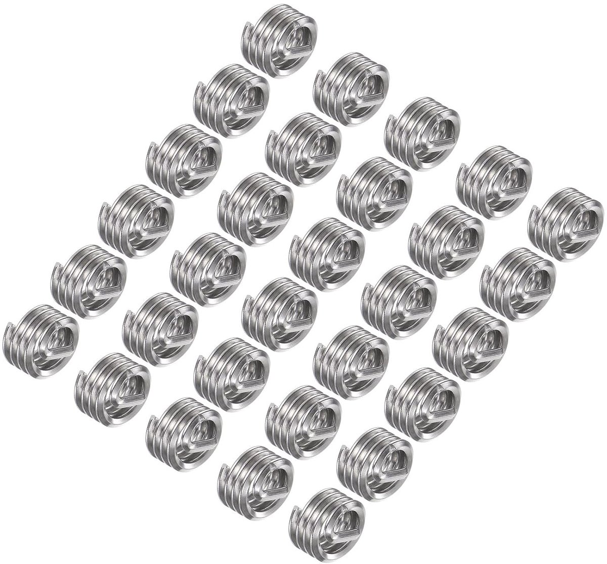 1/4-20 UNC 1D 6,35 mm, lengte 304 roestvrij stalen draad, spiraalbinding voor autoreparaties, 30 stuks