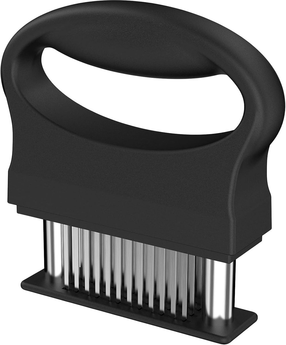 Vleesvermalser met 48 roestvrijstalen messen, heavy duty steak malser voor rundvlees, kip, varkensvlees en barbecue, keuken vleesverzachter met comfortabele grip