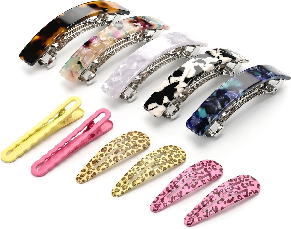 Haarspeldjes voor vrouwen, haarhaarspeldjes voor dames, haarschubben voor vrouwen, acetaat schildpad schelp, haarspeldjes, haarspeldjes voor haaraccessoires (Muti-stijlen)