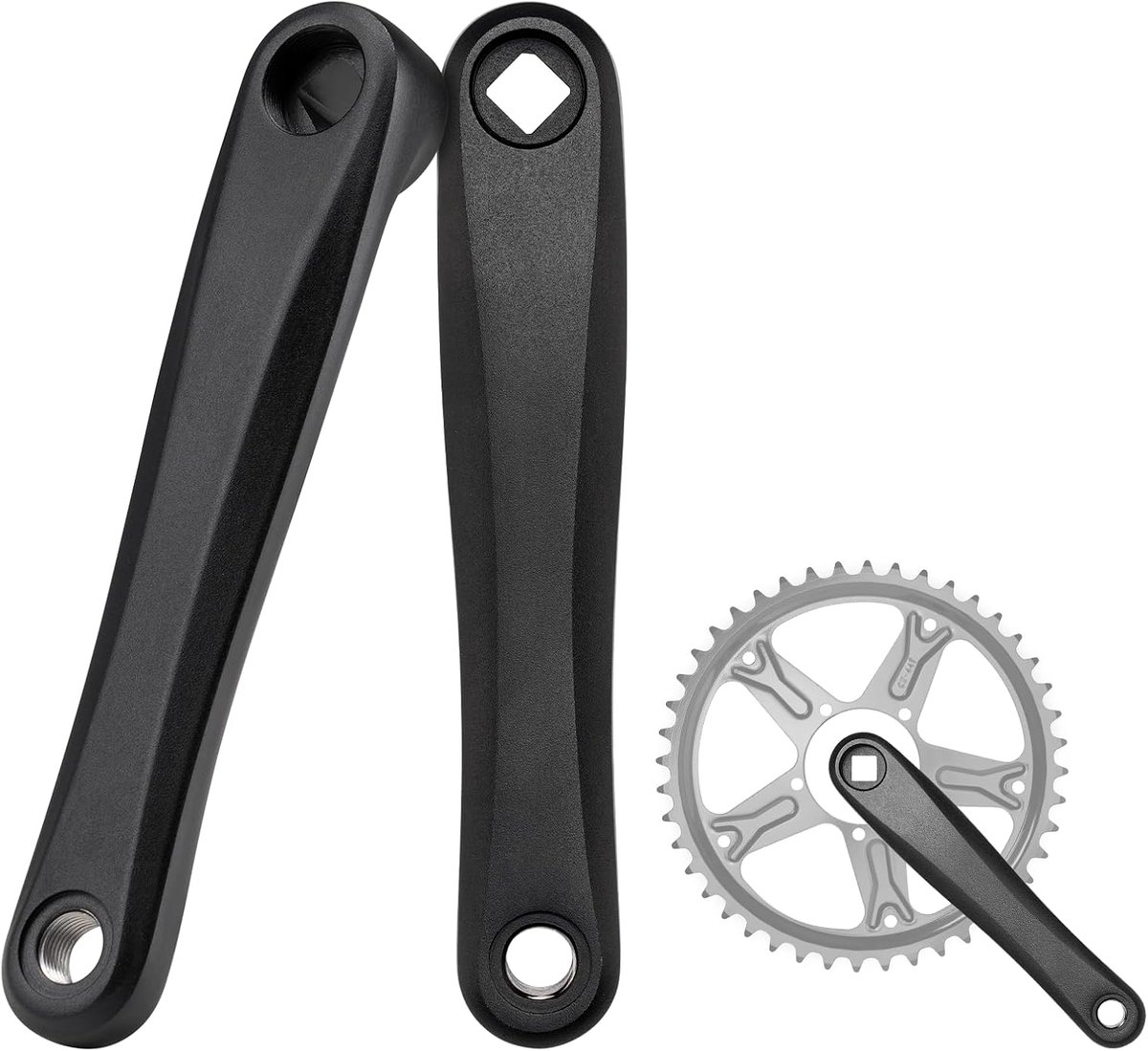 Crank Arm (1 Paar/Links/Rechts) 170mm Elektrische Fiets Mid Motor Cranks Diamant Hole voor BBS01 BBS02 BBS-HD Elektrische Fietsen Deel E Bike Crank