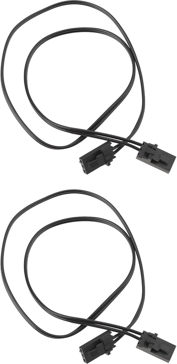 2 stks 3Pin RGB Fan LED Hub Connector Kabel 40cm Compatibel met Corsair iCUE