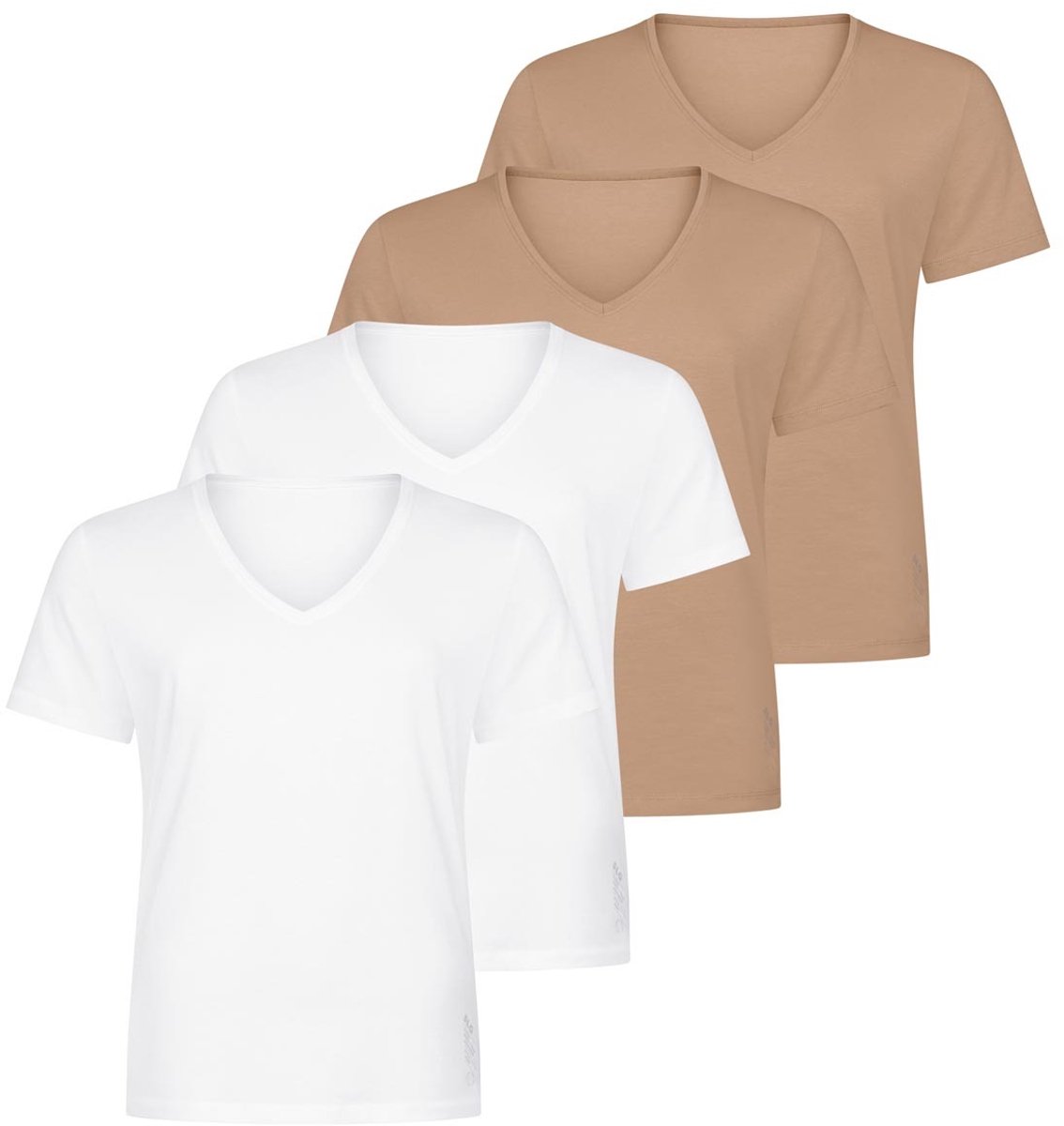 sloggi Heren onder t-shirts 4 pack SLG Base