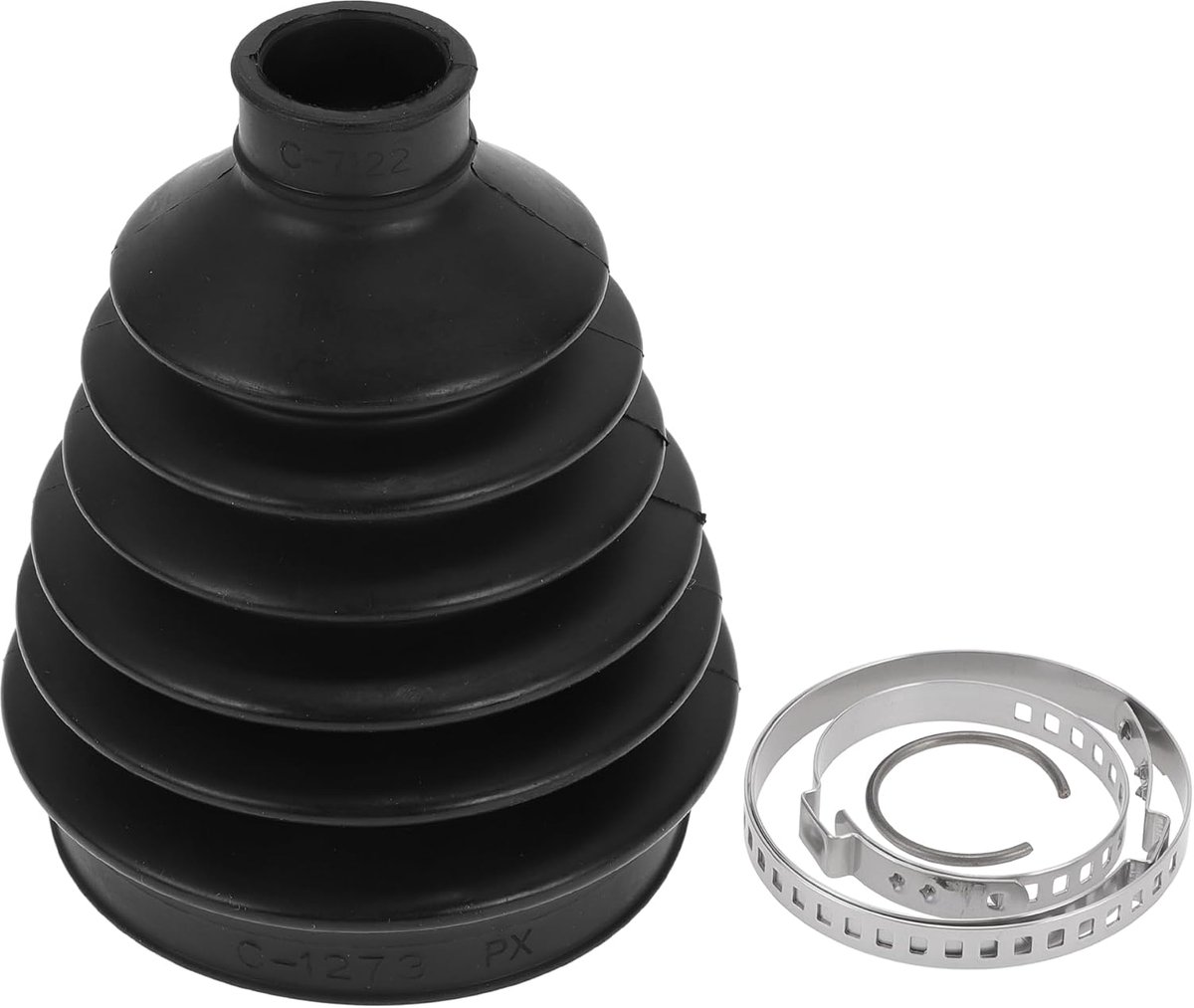 1 Set CV Joint Boot Kit voor BMW X5 2000-2006 Buitenste Constant Velocity Joint Boot Met Klemmen Nr.31607565316 Zwart Rubber