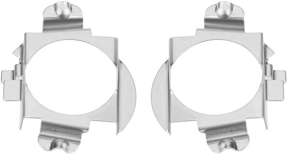 conversieset voor koplampen, adapterhouder, zilver