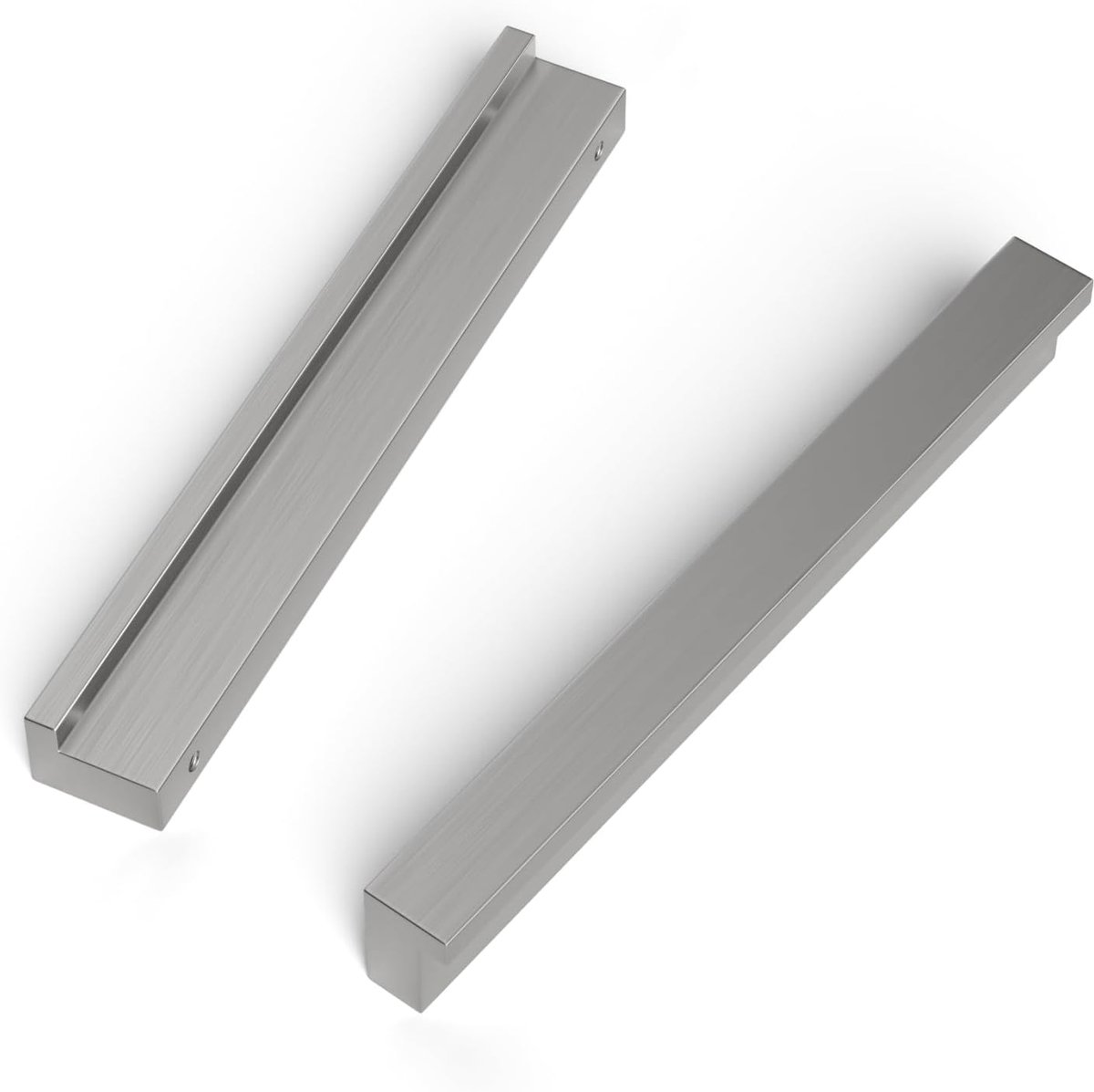 Meubelgrepen, 15 stuks, zilverkleurig, gatafstand 128 mm, kastgrepen, keukengrepen voor keukenkasten, deurgrepen, ladegreep, 128 mm