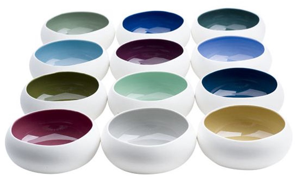 Cosy & Trendy For Professionals Rainbow Schaaltje 85cl D16xh6,5cm 12ass