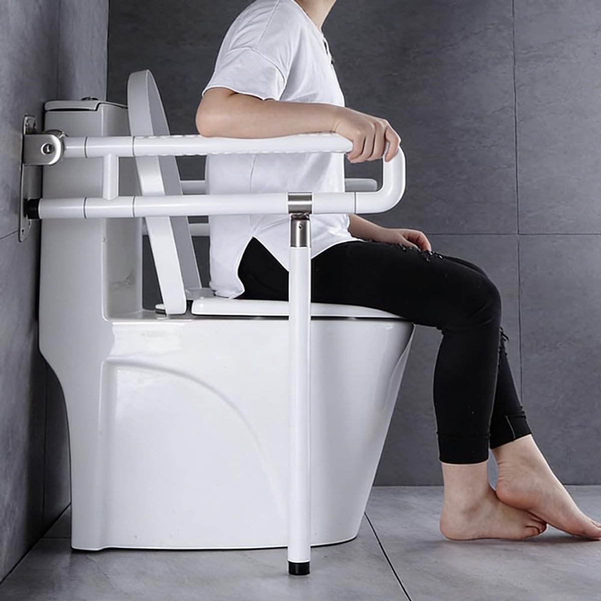badkuipleuning van nylon, super duurzame leuning voor openbare toiletten, comfortabele, antislip leuning, geschikt voor openbare plaatsen