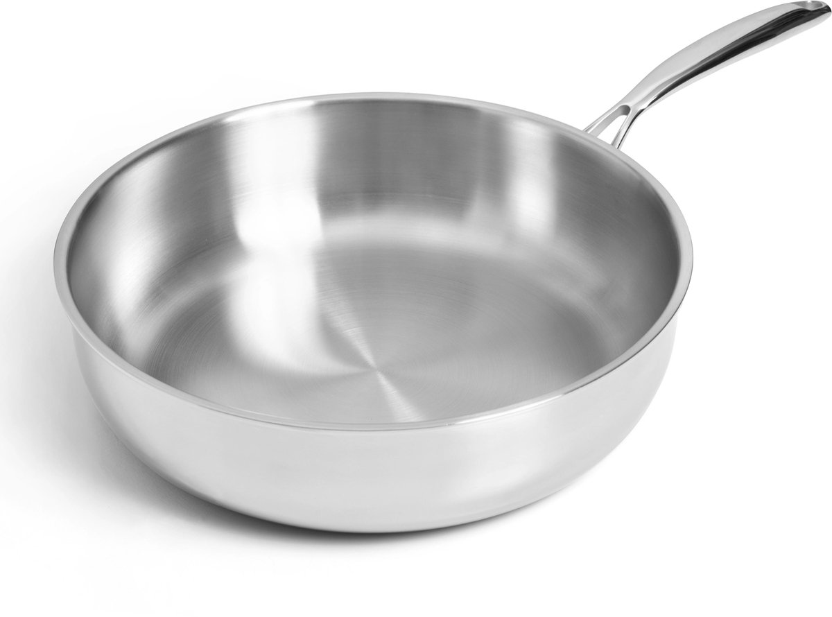 SOPHIOR – Hapjespan 28 cm – RVS – Geschikt voor Inductie, Oven en Vaatwasser