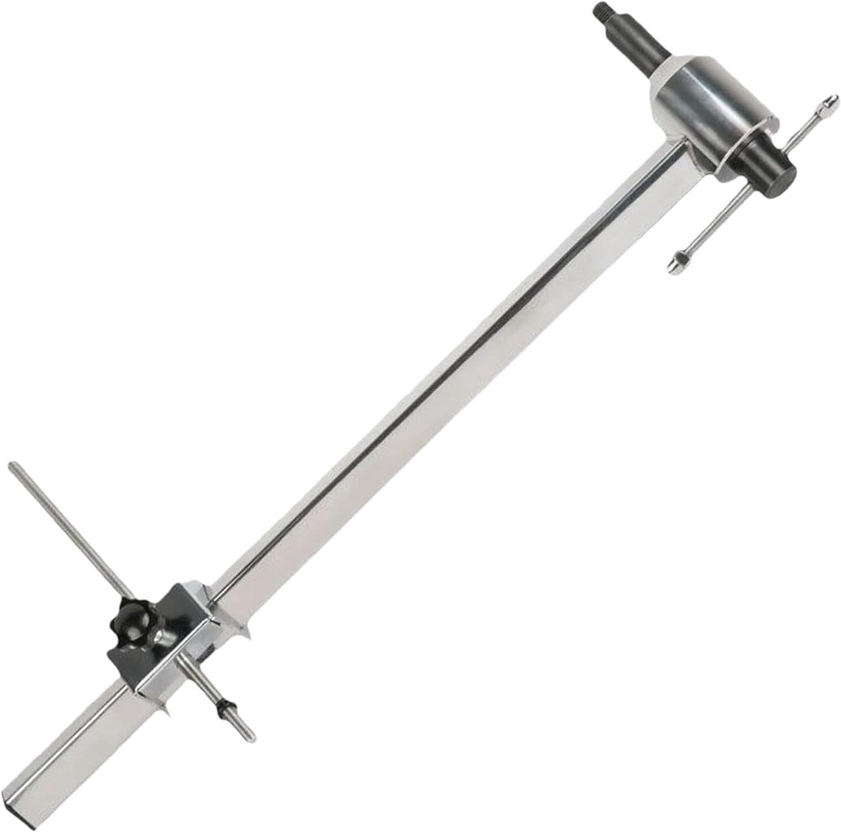 Fiets Schakeloog Uitlijningsmeter Gereedschap, Roestvrij Staal, Zilver, 410 x 165 x 75 mm, BICYCLE_DERAILLEUR
