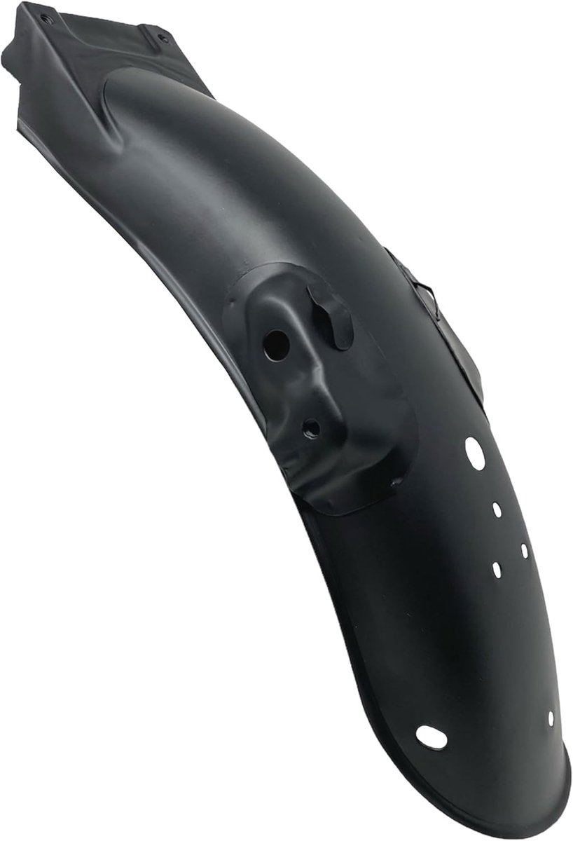 Achterspatbord Spatbord voor Cafe Racer Scrambler Street Bike Roadster Project | Rvs in Zwart | UNIVERSAL (Achterspatbord Fender Zwart)