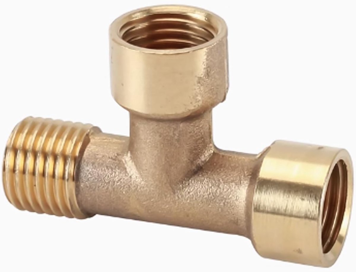 pijpfittingen, M14* 1.5 (Vrouwelijk Vrouwelijk Mannelijk) 3 tee Landbouwapparaat Speciale Schroefdraad Connector, Messing Grofkorrelige Adapter Kit voor Landbouw en Huishoudelijke