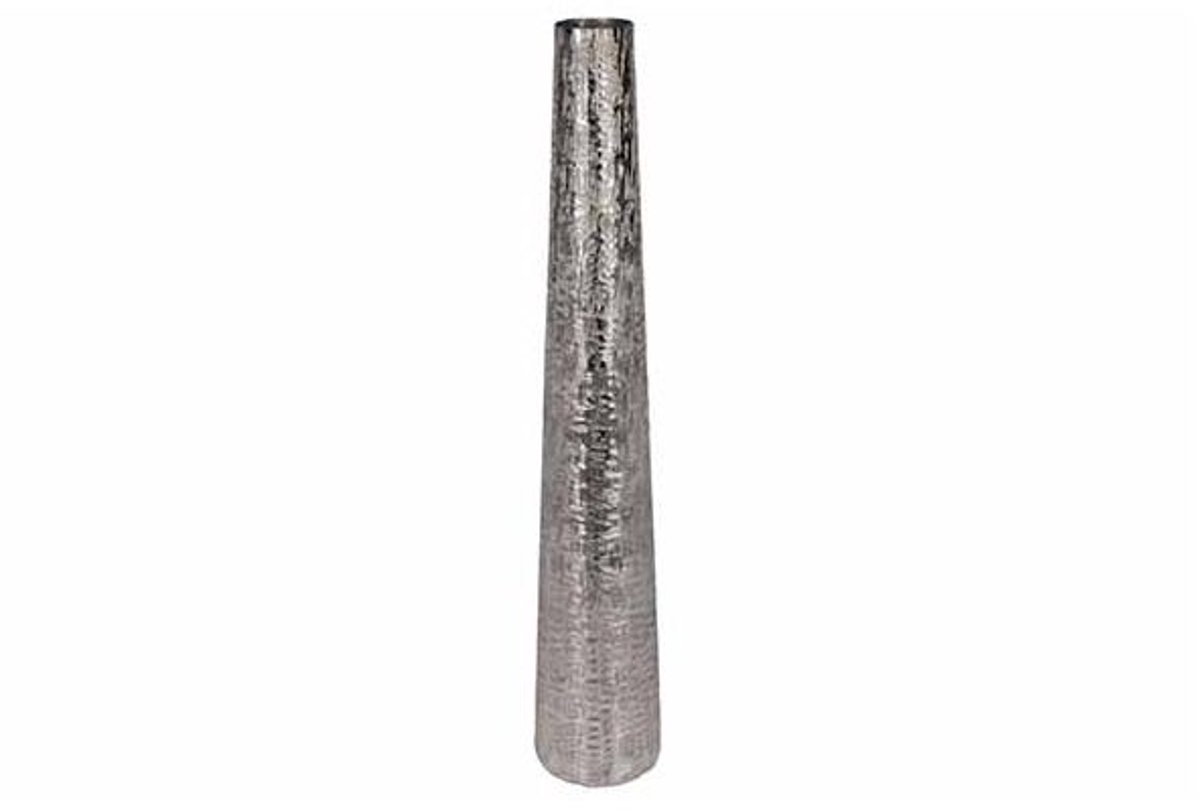 Vaas Cross Zilver 11x11xh64cm Aluminium