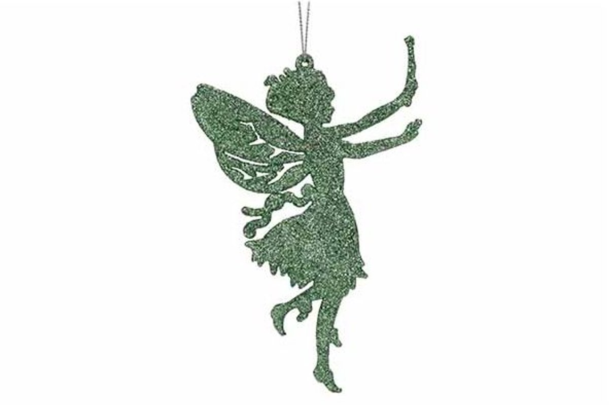 Hanger - elf - glitter groen