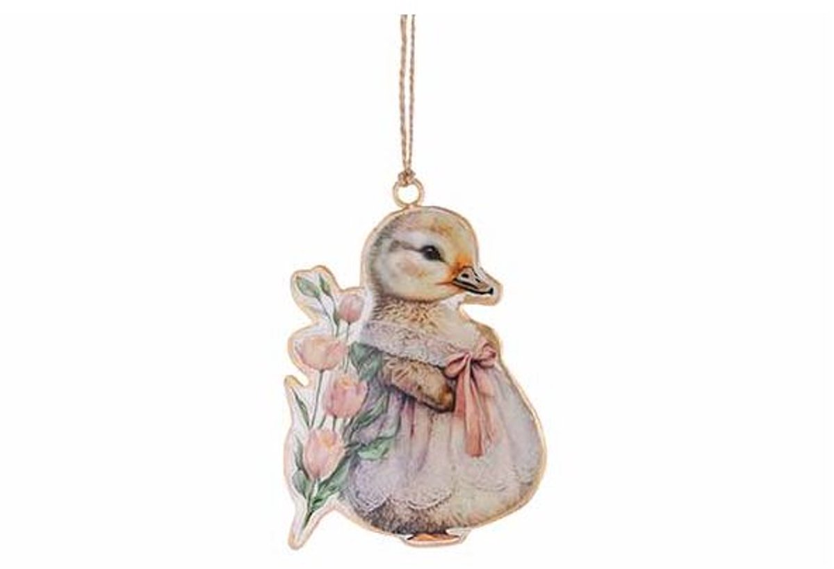 Hanger Vintage Duck Beige 6x,5xh10cm Ema Ille
