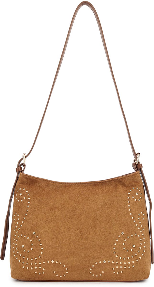 Giuliano kunstlederen suede schoudertas Gwenn - Dames - Bruin