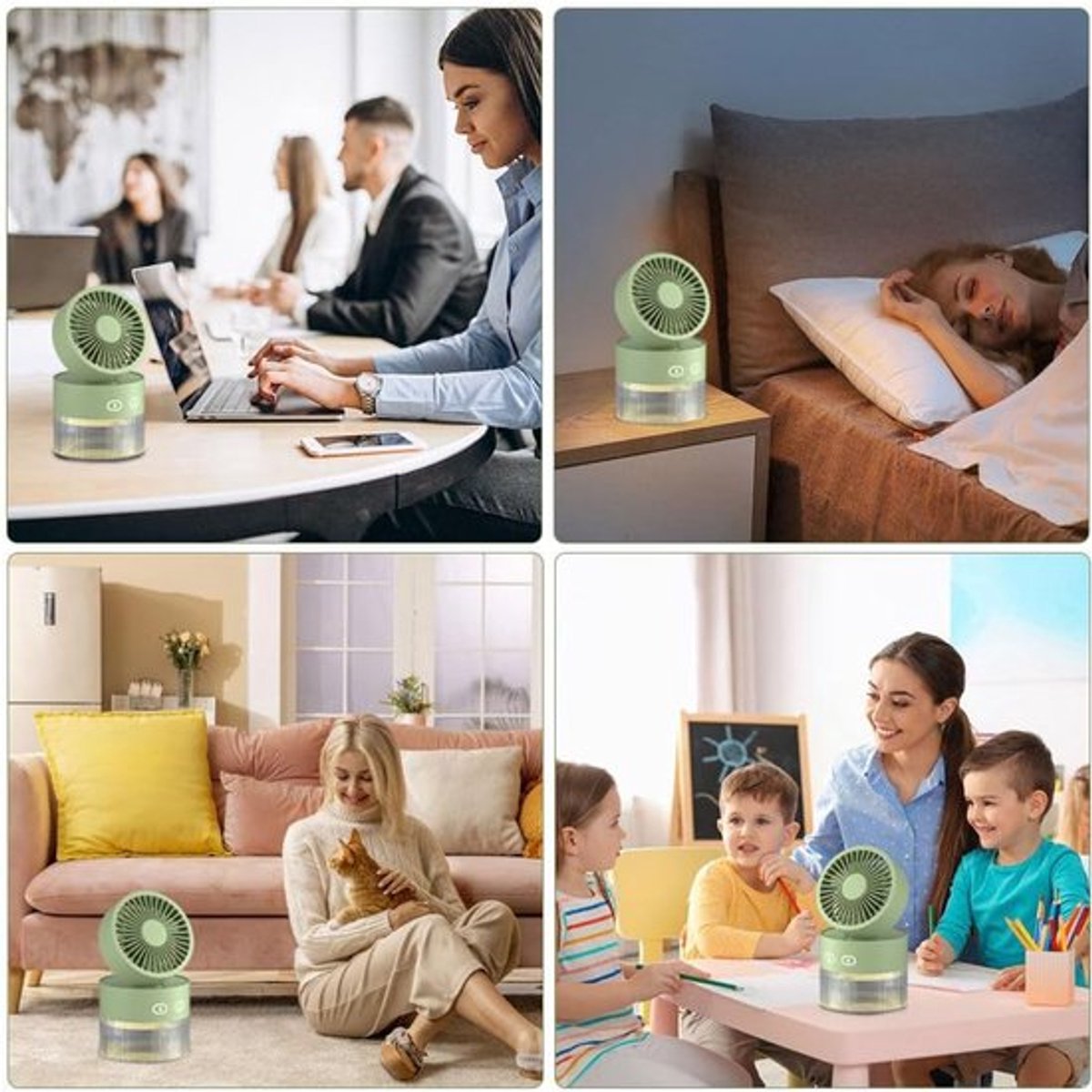 Solvix tafel ventilator geluidloos - Mini Mist Ventilator thumbnail 3