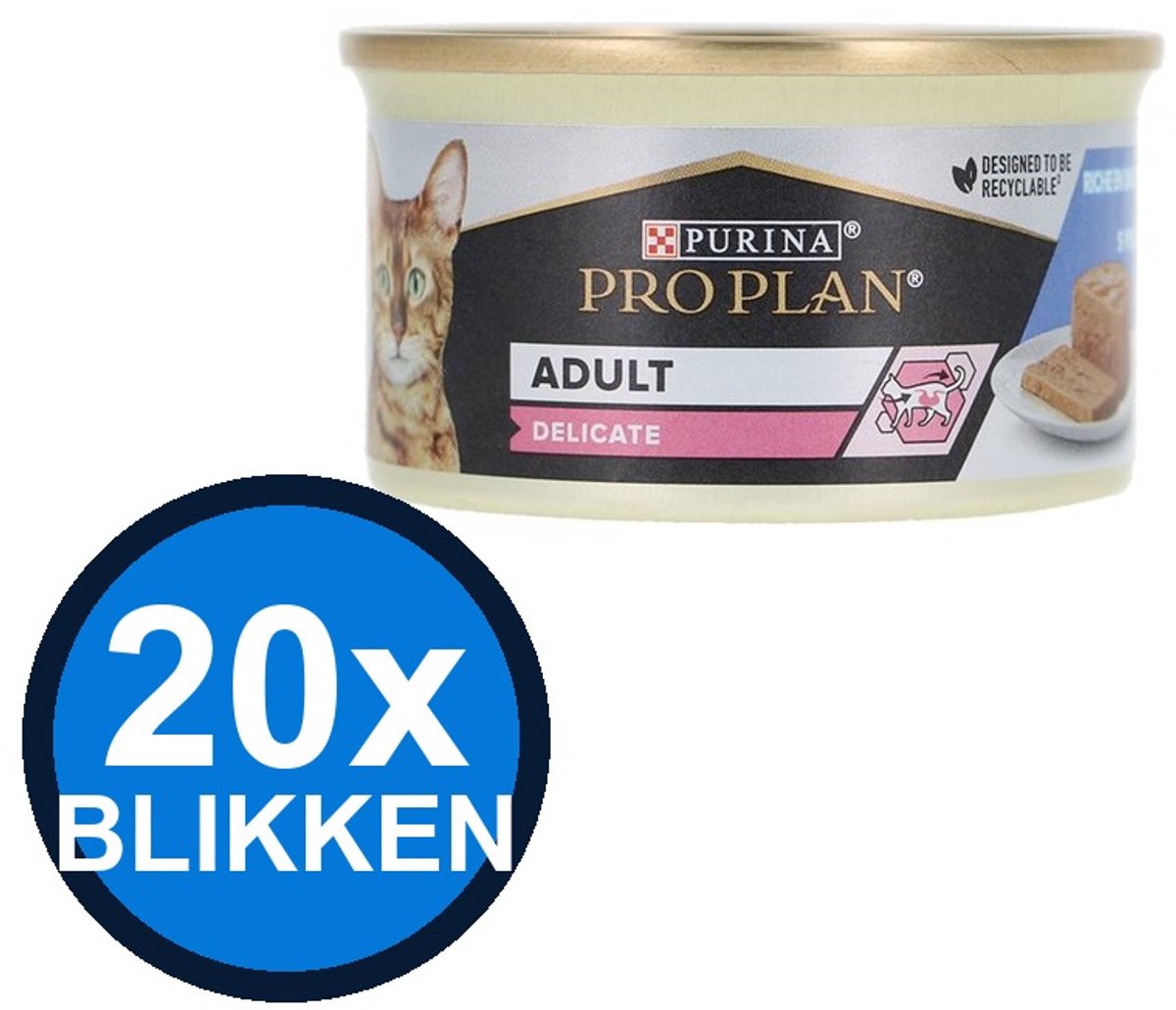 Pro Plan Pro Plan - Cat Mousse Delicate Kalkoen - Kattenvoer Natvoer - 85 g