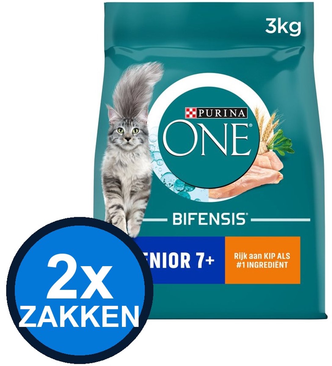 Purina One Purina One - Senior Kip - Kattenvoer Droogvoer - 3 kg