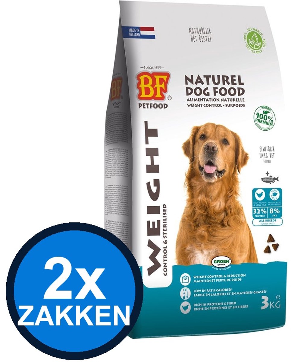 Biofood Biofood - Weight Control - Hondenvoer Droogvoer - 4 kg