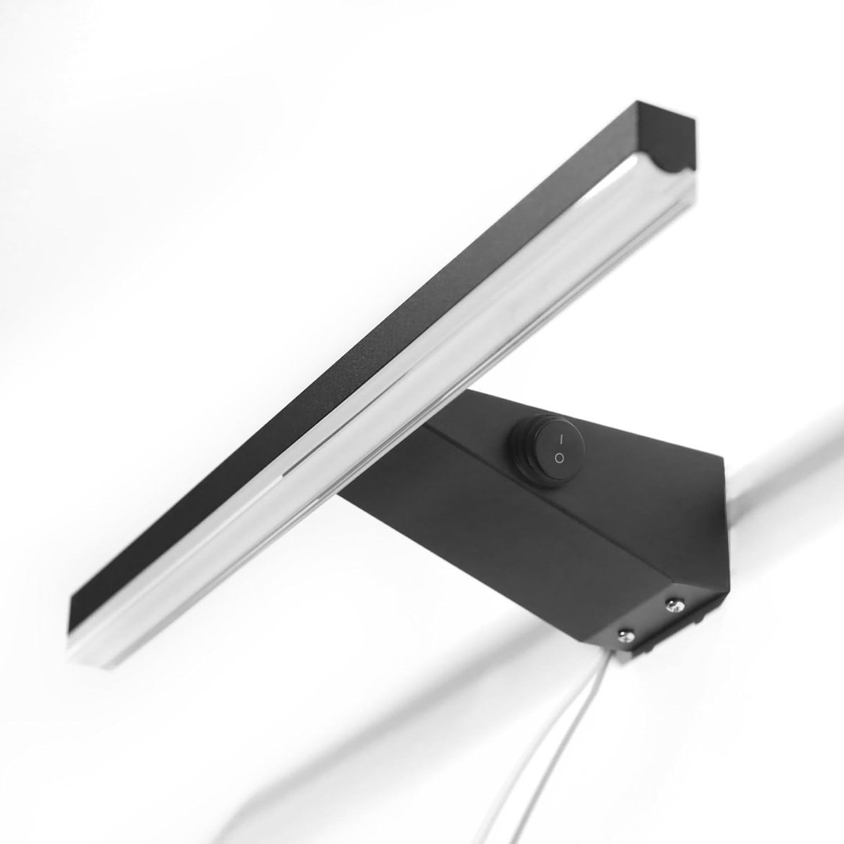 Wandlamp voor Badkamer - Zwart - Met Schakelaar - IP44 Waterdicht - Voor Badkamer en Woonkamers