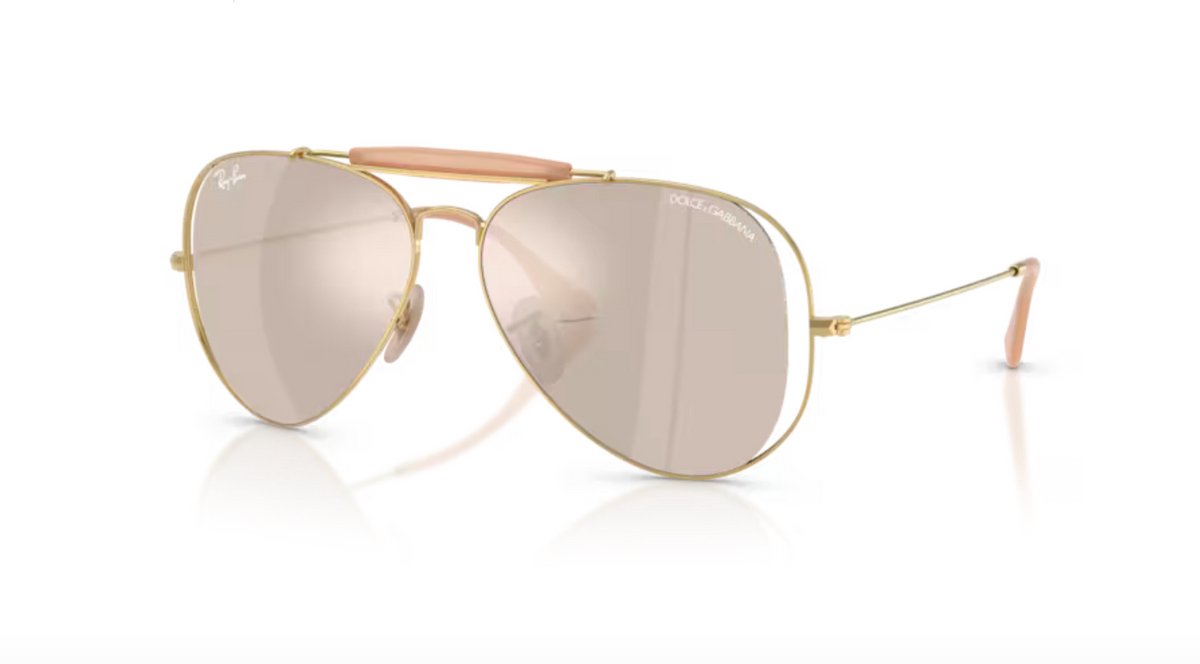 RAY-BAN RB3029 THE OUTDOORSMAN by Dolce&Gabbana Glanzend Arista goud