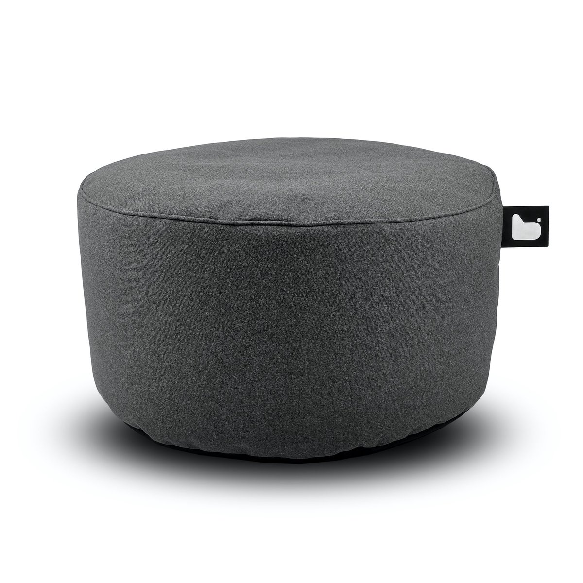 Extreme Lounging - b-poufe - poef rond - binnen & buiten - uv- en waterbestendig - ø60cm - Charcoal