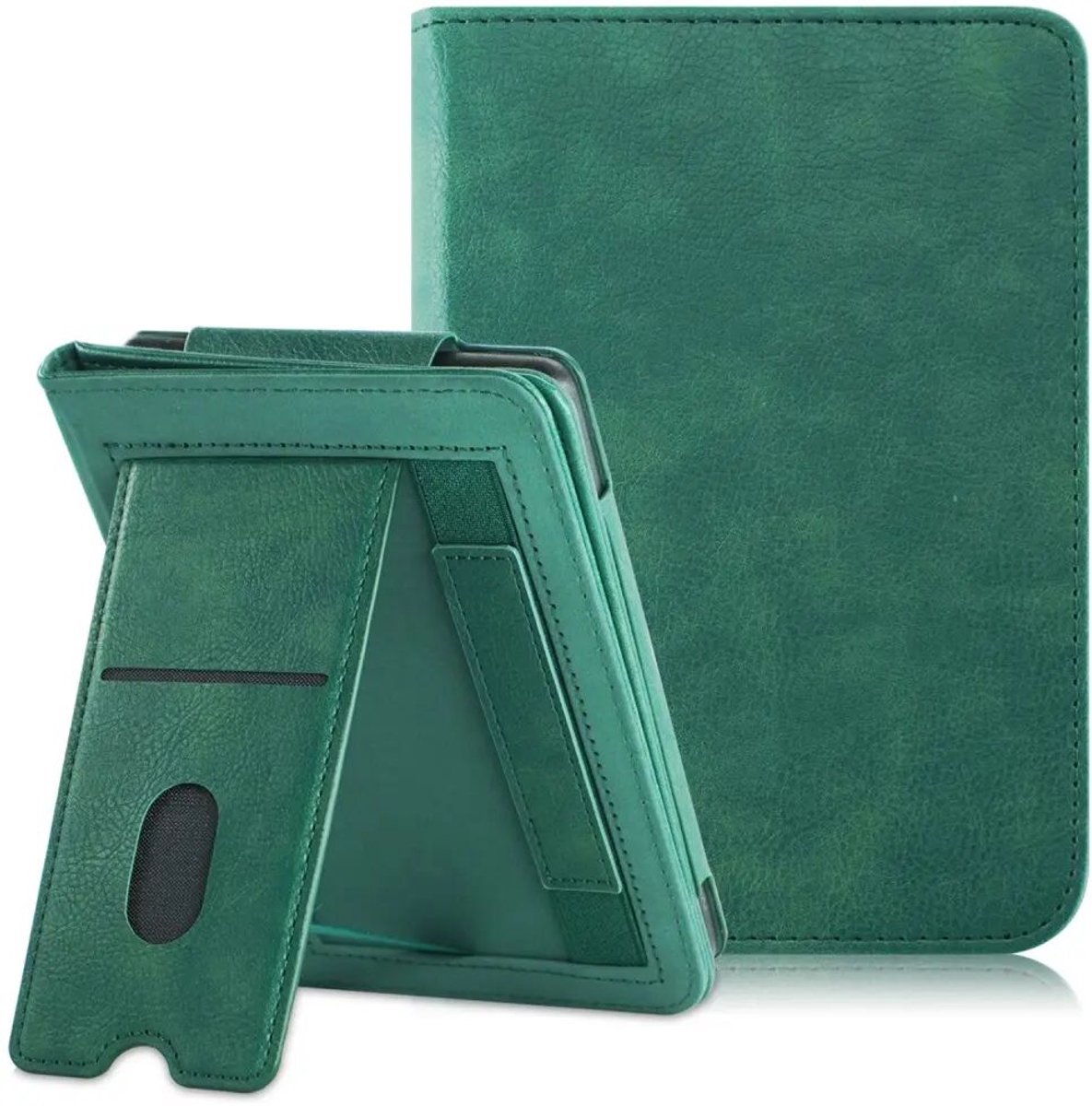 Kobo Clara Colour / Clara 2E Hoes SleepCover Book Case Standaard Groen