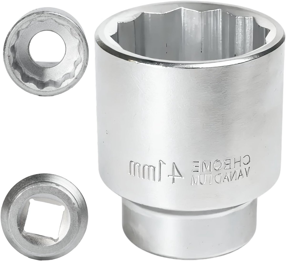 socket wrench 41 mm 3/4 inch 12-side, socket wrench 3/4 41 mm for key CR-MO(Whtie) - ShopVlot