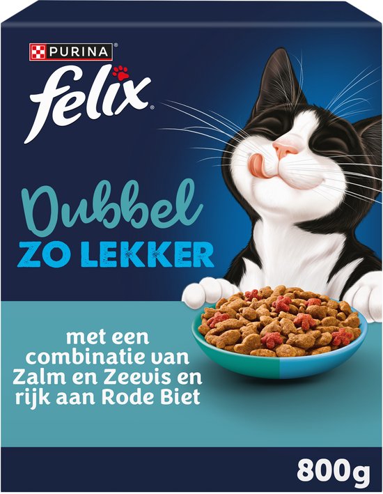 Felix Dubbel Zo Lekker - Adult - Zalm en zeevis - 800 g