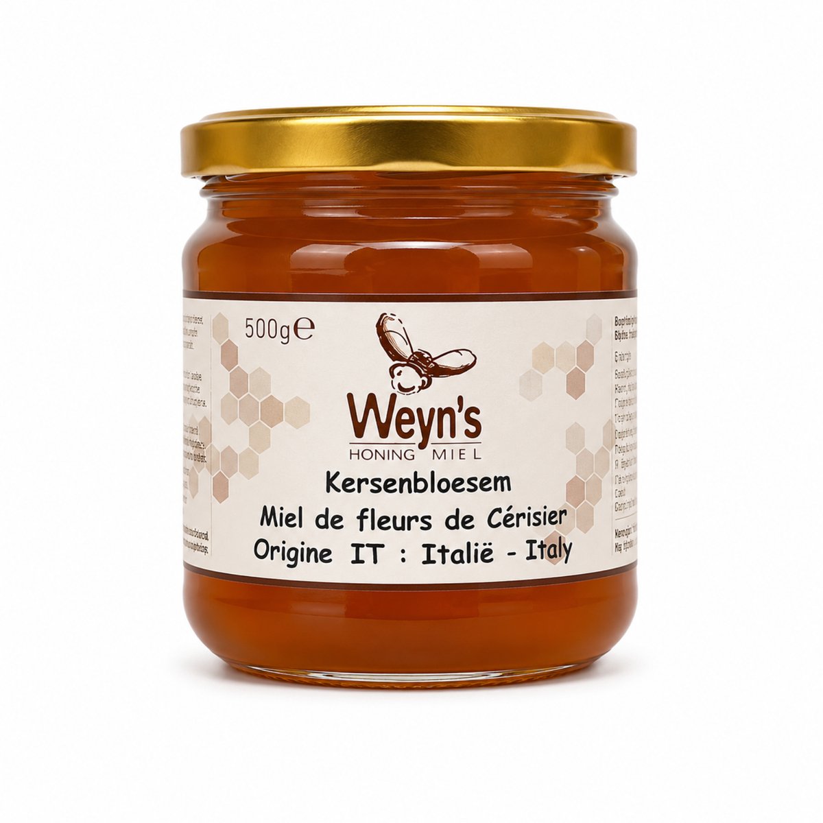 Kersenbloesemhoning Italië - 500g - Weyn's - Honingpot
