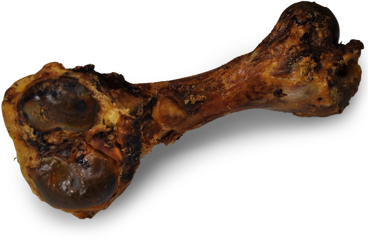 Vadigran Gerookt Varkensbot Kauwbotten Hond 19cm 460-510g