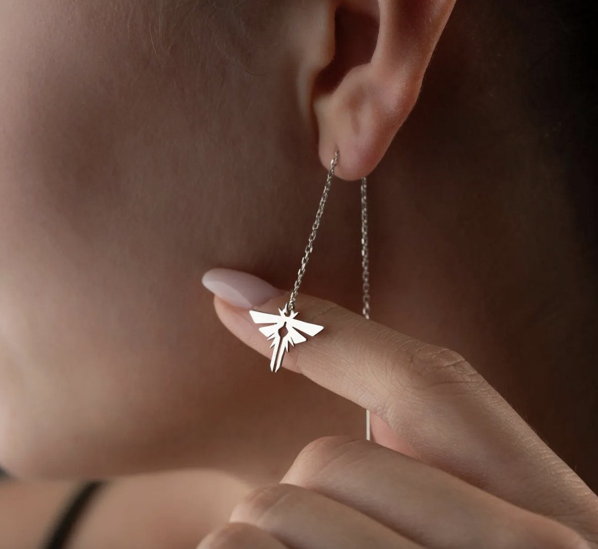 Vuurvliegje Ketting | 925 Sterling Zilveren Ketting 45 cm | Vuurvliegje Hanger voor Mama, Cadeau voor Haar, Sprookjesachtige Sieraden voor Elke Dag