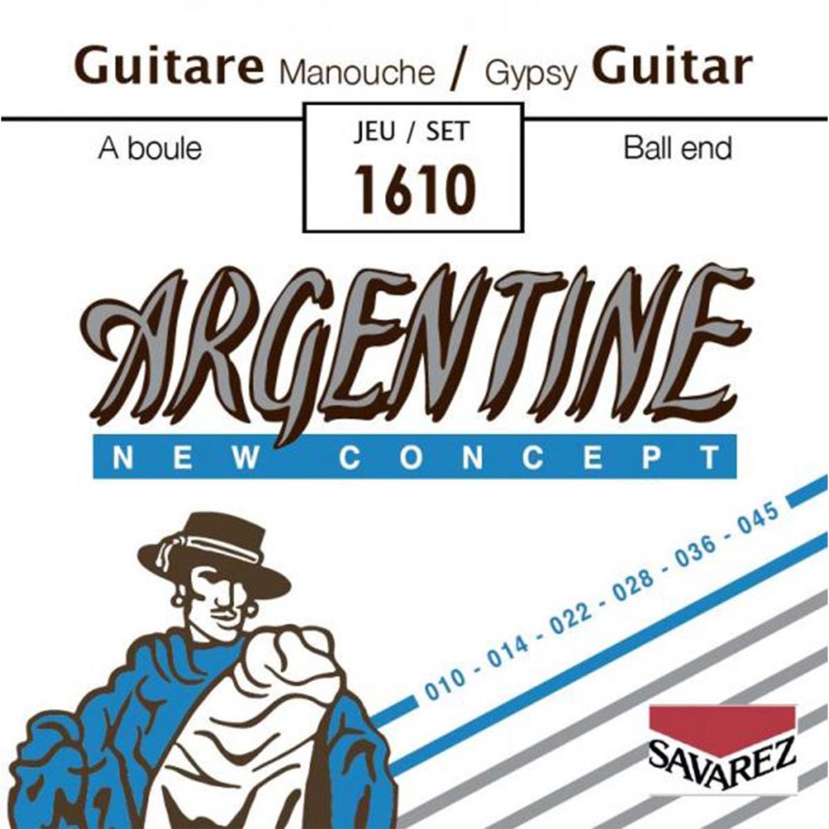 Savarez SA1610 Akoestische Gitaarsnaren 10-45 GYPSY