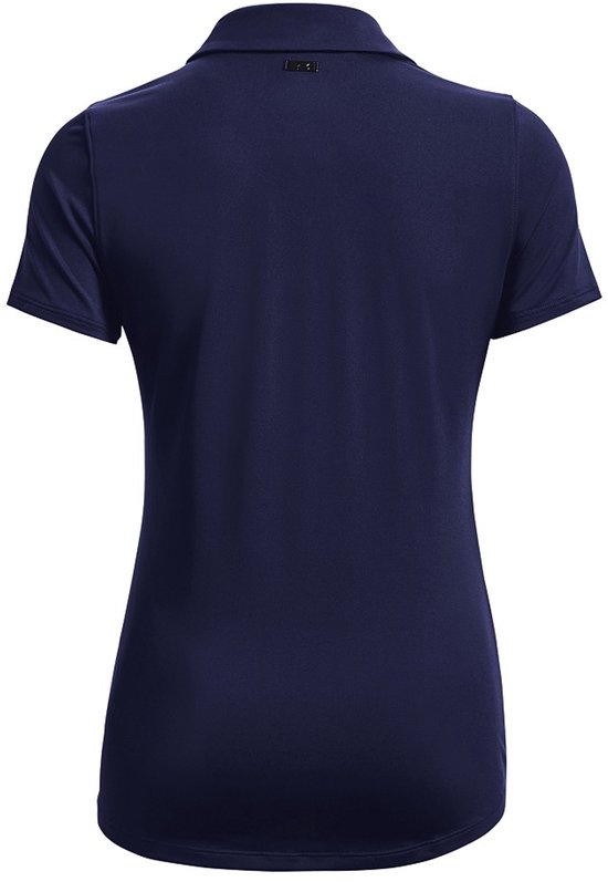 Under Armour Golf Playoff Korte Mouw Poloshirt Voor Dames Blauw S van Under Armour — afbeelding 4