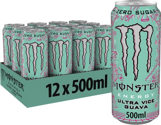 Monster Energy Ultra - 12x 500 ml - Vice Guava