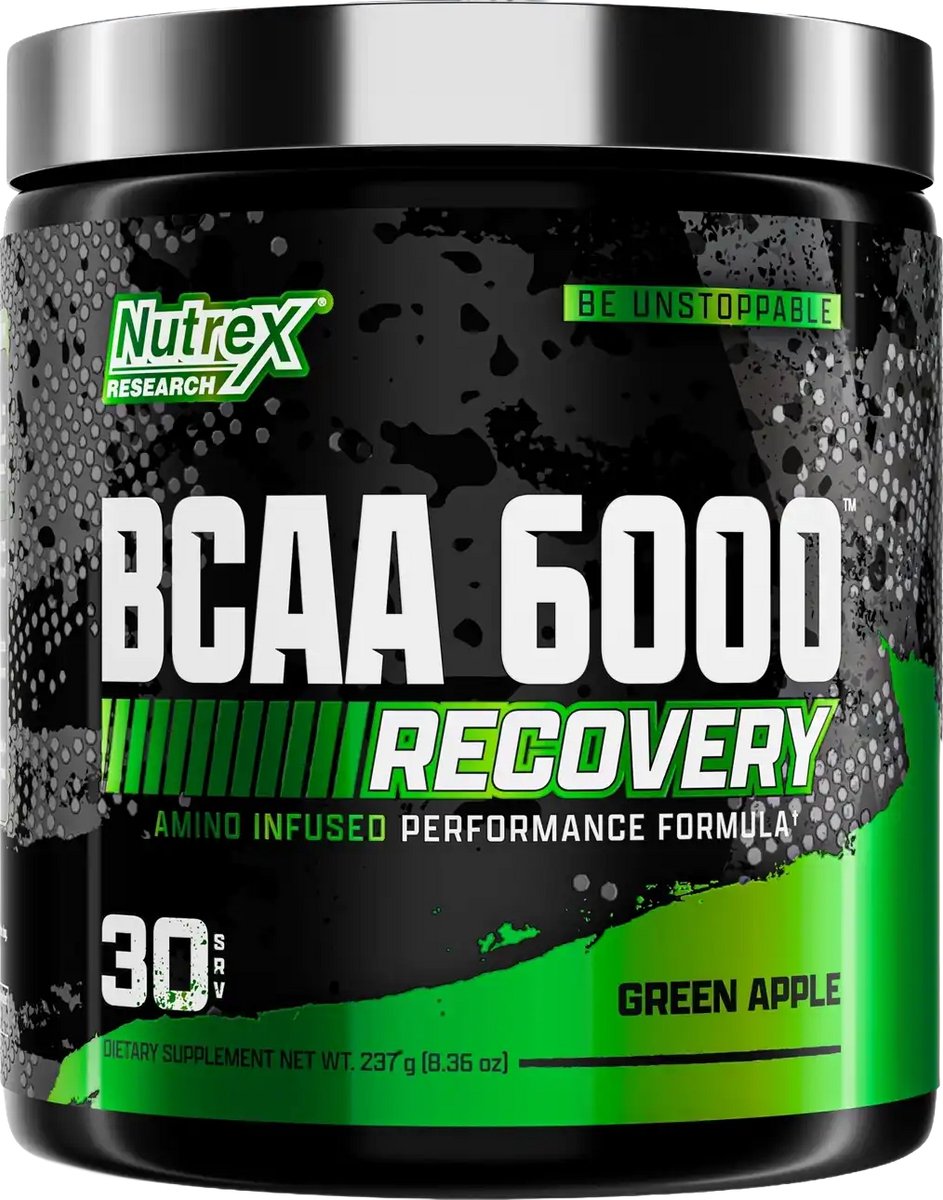 Nutrex Research BCAA 6000 (30 serv) Green Apple - Aminozuren - BCAA