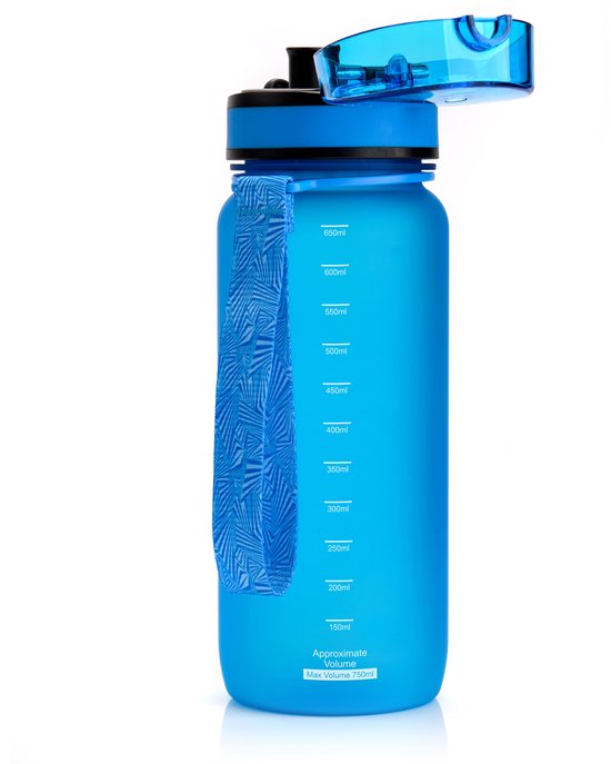 Meteor Sportbidon 650 ml - Fietsbidon - Sportaccessoire - Blauw van Meteor — afbeelding 4