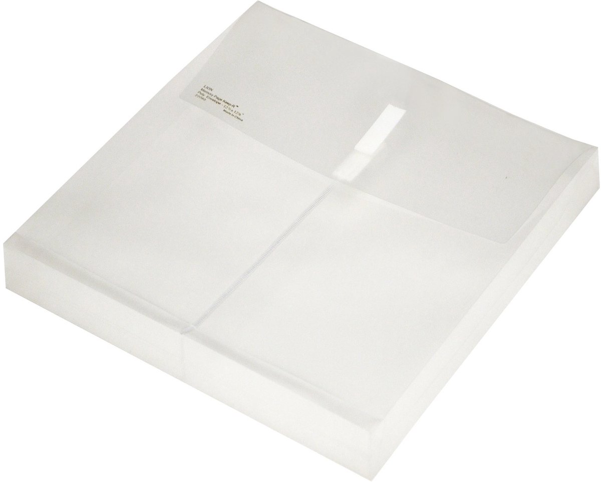 Solidchoice - Duidelijke Poly Enveloppen met Klep, 6 Stuks, 12x12 Inch