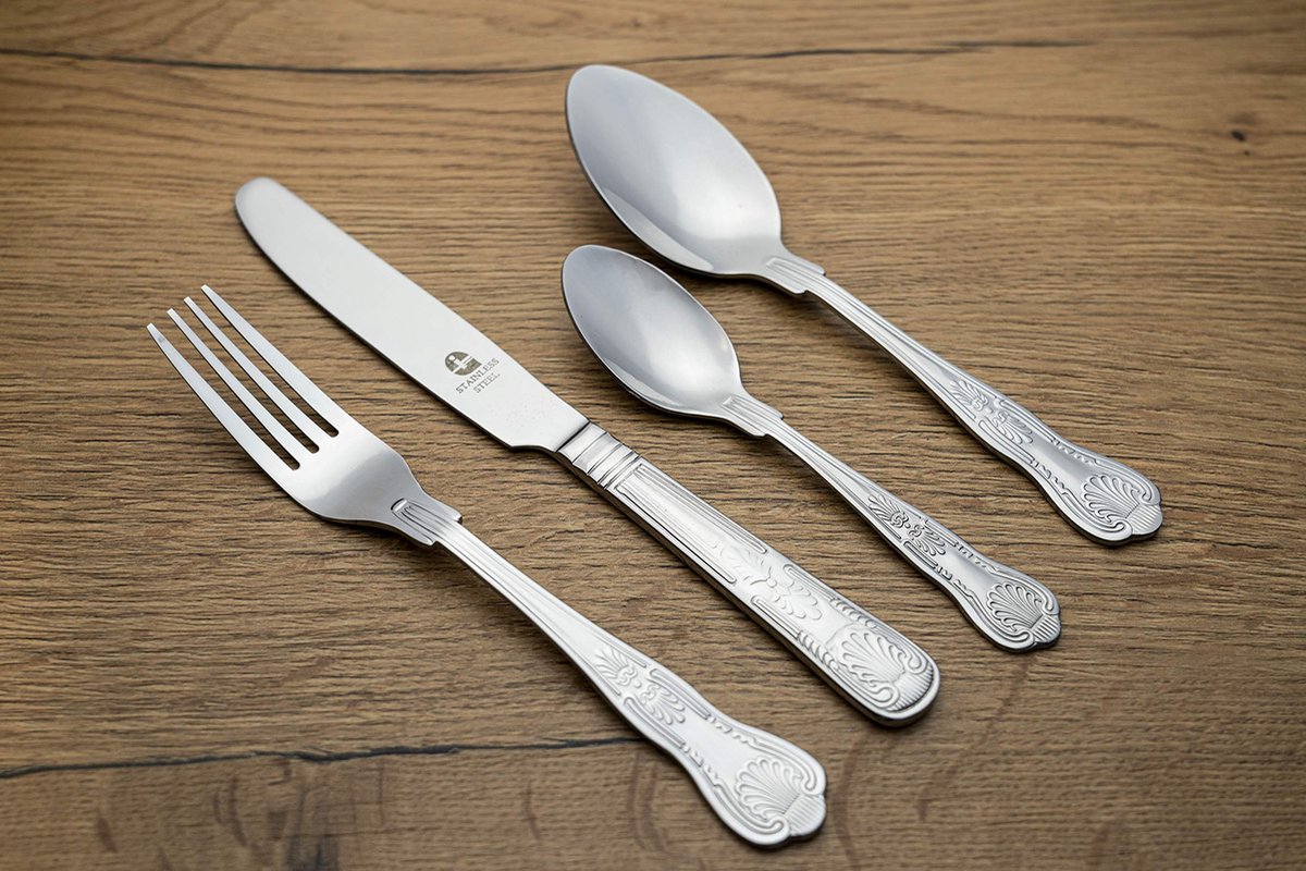Solidchoice - Set van 12 RVS Tafelmessen van Hoge Kwaliteit