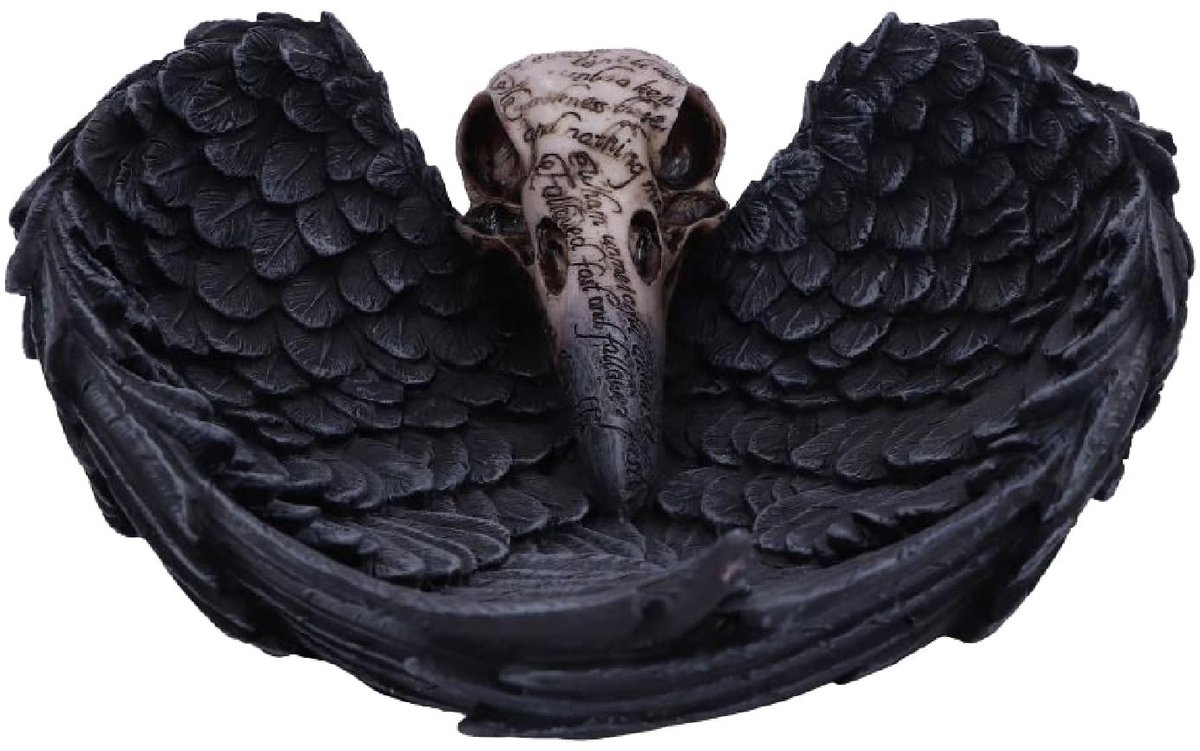 Solidchoice - Decoratief Raven Beeld in Polyresin