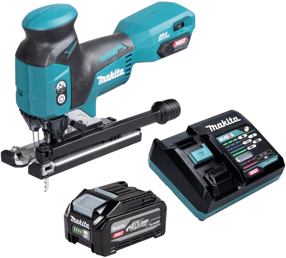 Makita JV 001 GZ Accu-decoupeerzaag 40 V max. 135 mm Brushless Solo - zonder accu, zonder oplader