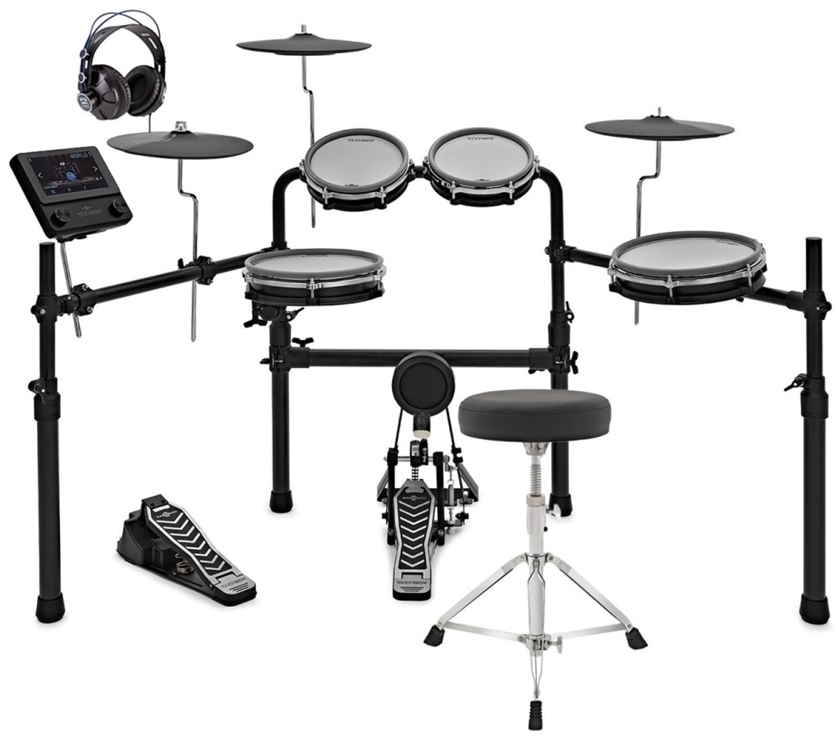 TOUCHBEAT Elektronisch Drumstel met 7 Touchscreen van Gear4music