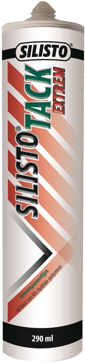 SILISTO TACK EXTREM High Tack Montagekit 290 ml Wit – Extra sterke lijmkit met hoge aanvangshechting