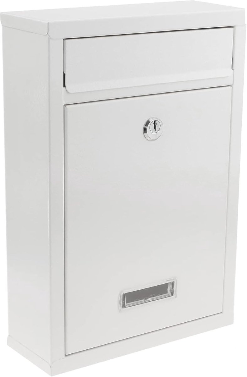 Mail Brievenbus - Crème - 320 x 215 x 90 mm - Roestbestendige Moffelplaat - Voor Buitenshuis
